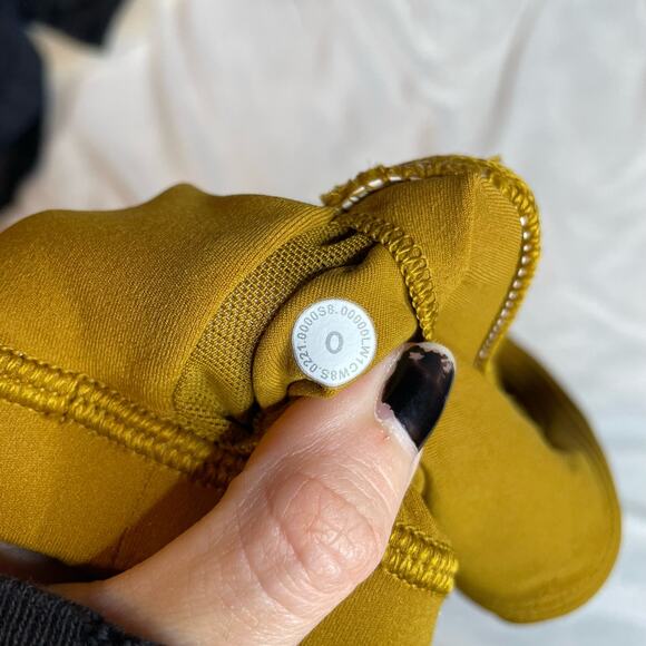 LULULEMON Align‎ Tank Mustard Yellow Gold 0 XS Extra Small - Picture 3 of 4